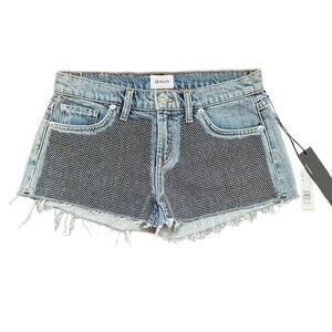 New HUDSON Kelsie Cut Off Denim Shorts - 25